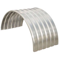 RHINO Heavy Duty Ribbed Mudguard - Aluminium